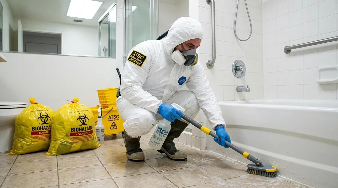 Decontamination equipment deployed for Blood Cleanup in Manchester-by-the-Sea